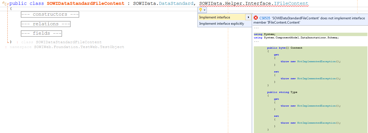 ScreenSOWIDataIFile Content Implement Interface Member