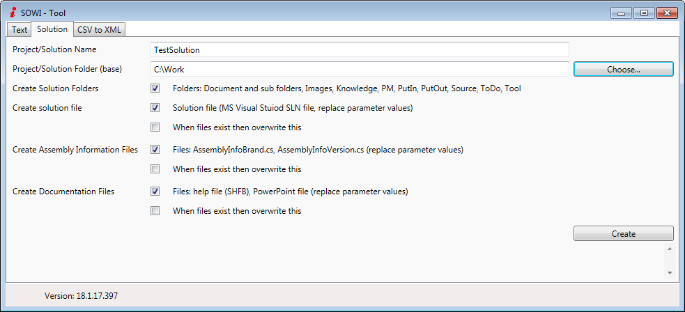 ScreenSOWIWin Tool Solution