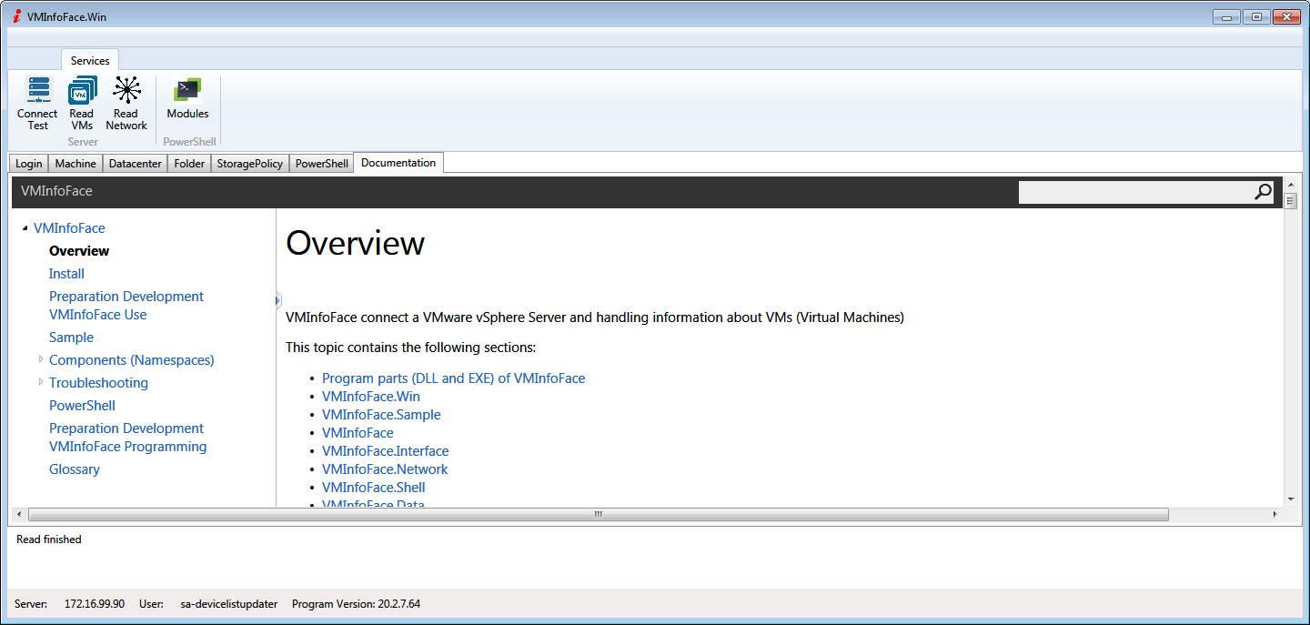 ScreenVMInfo Face Win Register Documentation
