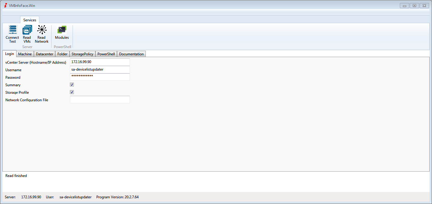 ScreenVMInfo Face Win Register Login